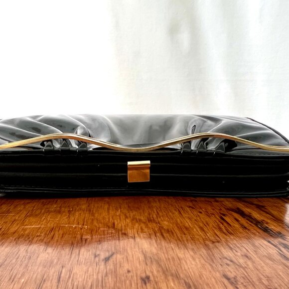Vintage Patent Leather Evening Bag, Tag Attached, from Sibley's Dept. Store EC - Picture 3 of 13